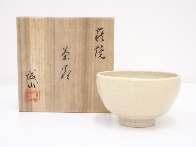JAPANESE TEA CEREMONY / HAGI WARE TEA BOWL CHAWAN BY JOZAN WATANABE